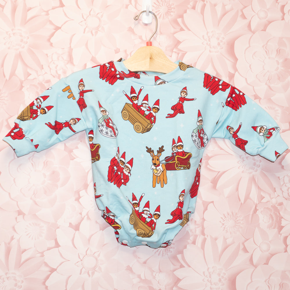 Elf Doll Bubble Romper Size 6-9m