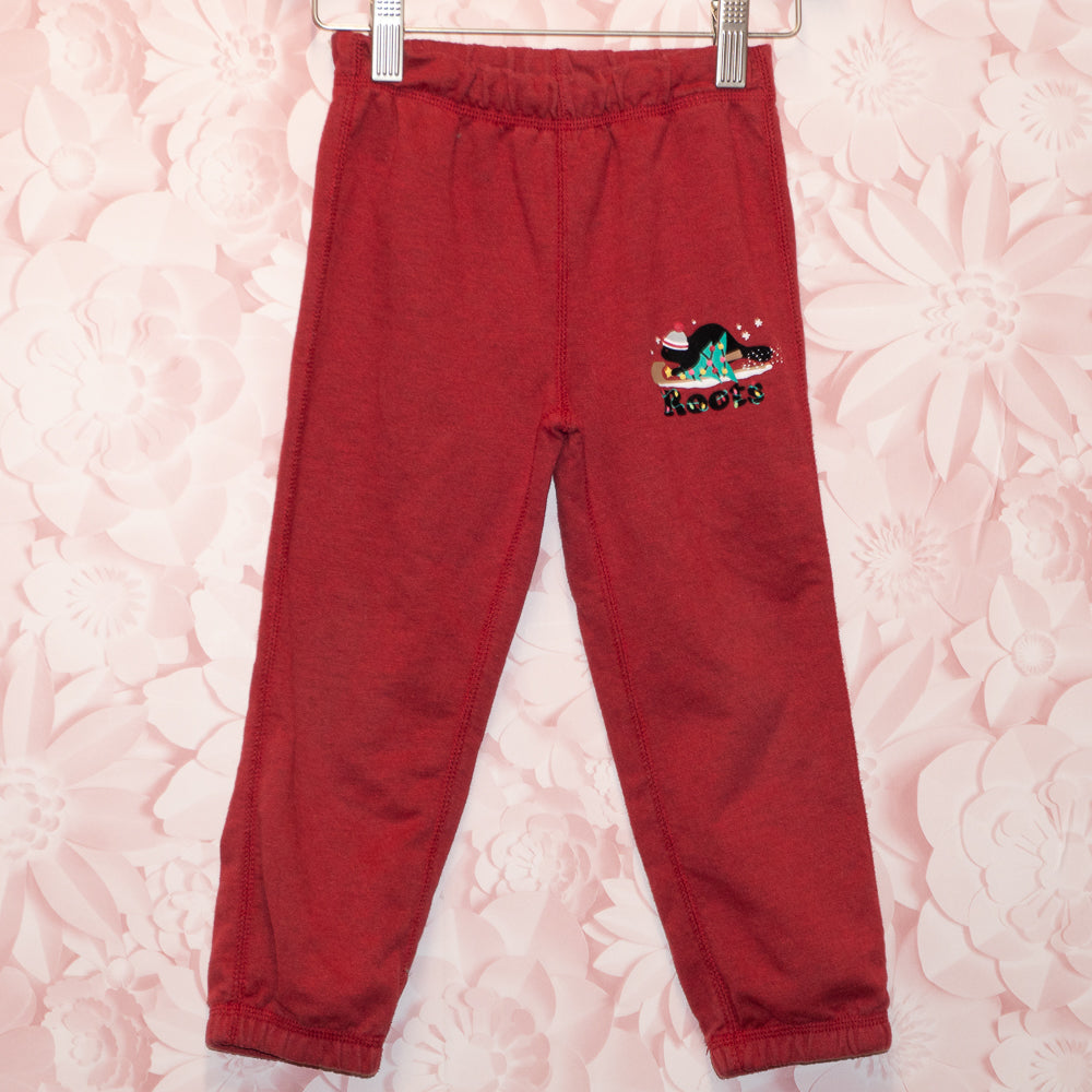 Roots Christmas Joggers Size 4T