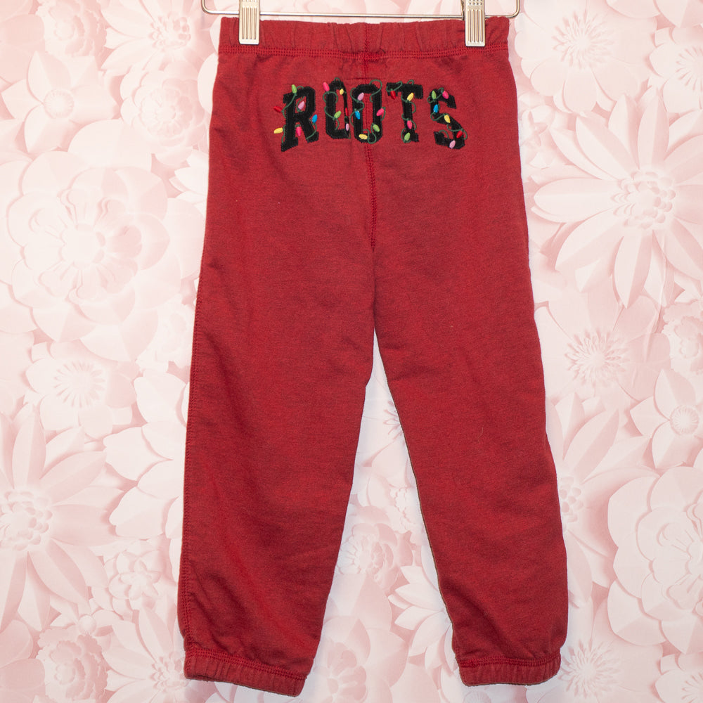 Roots Christmas Joggers Size 4T