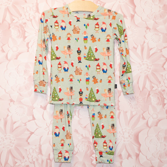 Christmas Bamboo Pajamas Size 2T
