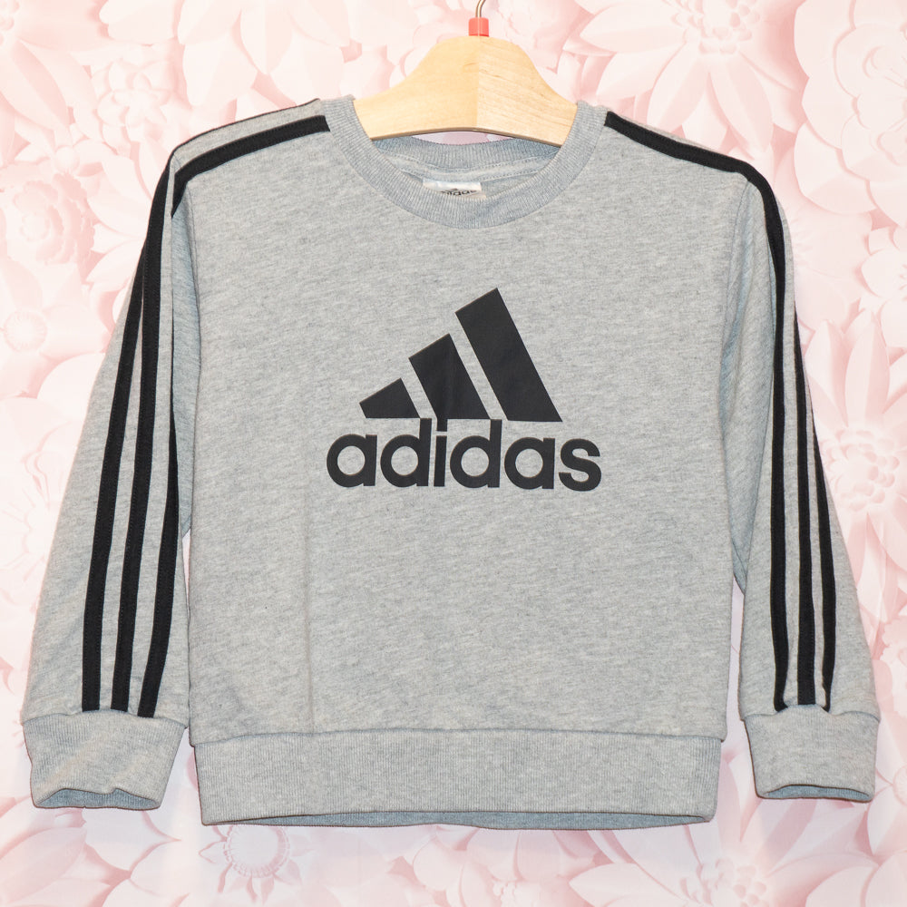 Gray Adidas Crewneck Size 4T