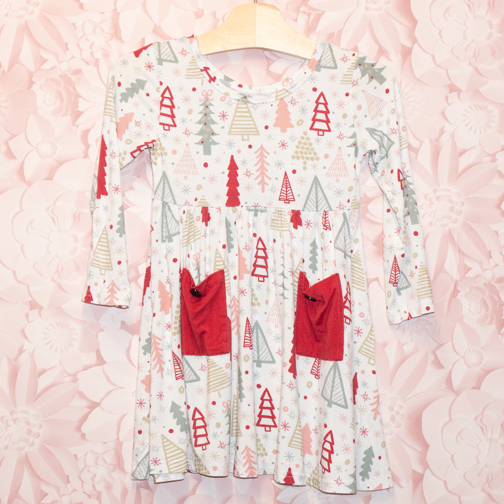Bamboo Christmas Dress Size 2T