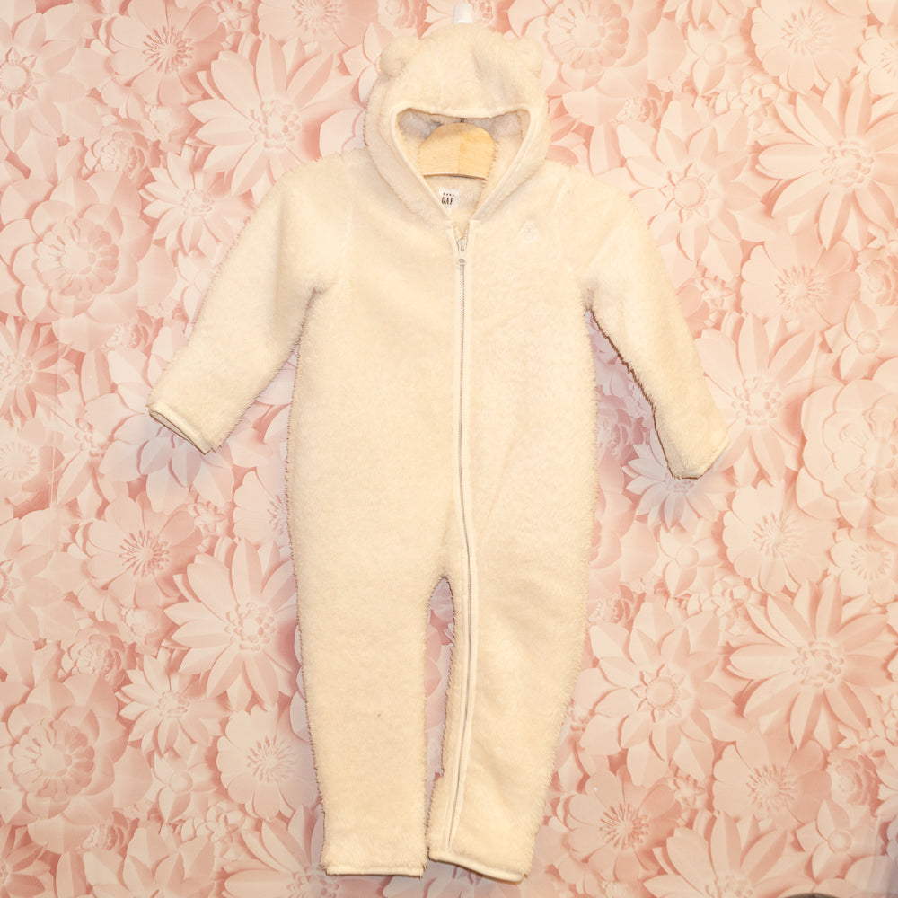 Fuzzy Bunting Suit Size 12-18m