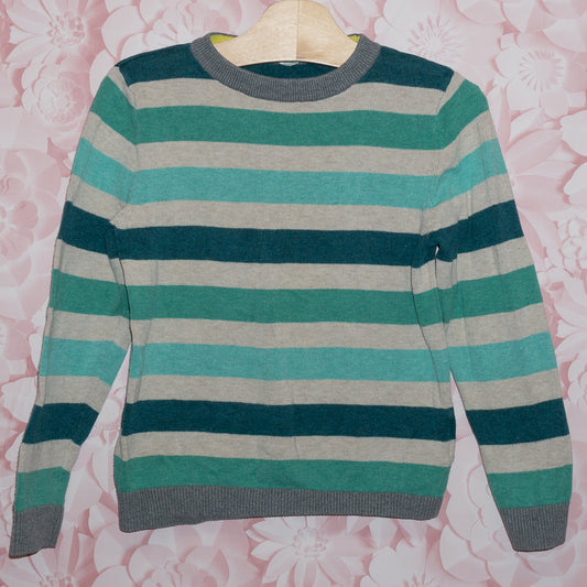Striped Knit Sweater Size 6x/7