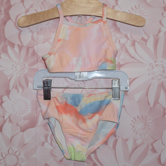 NWT 3-Piece Watercolour Swimsuit Size 12m