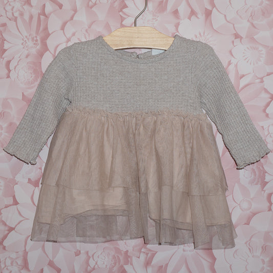 Waffle Tulle Dress Size 9-12m