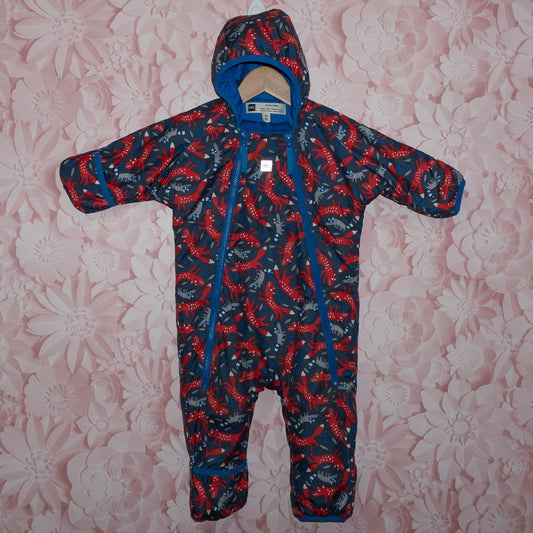Lightweight Snowsuit Size 12m