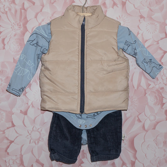 3-pc Vest Set Size 12m