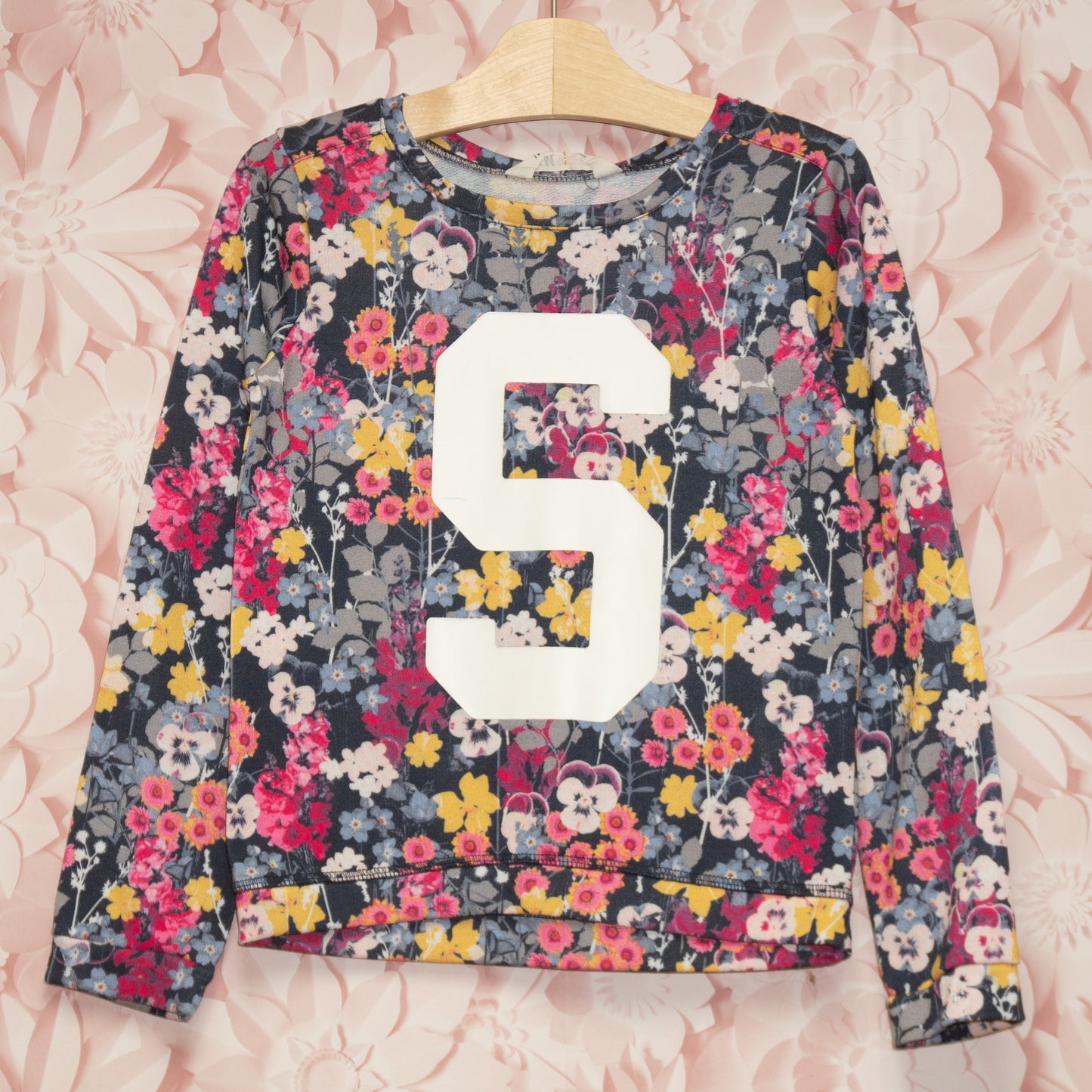 Floral Sweatshirt Size 8
