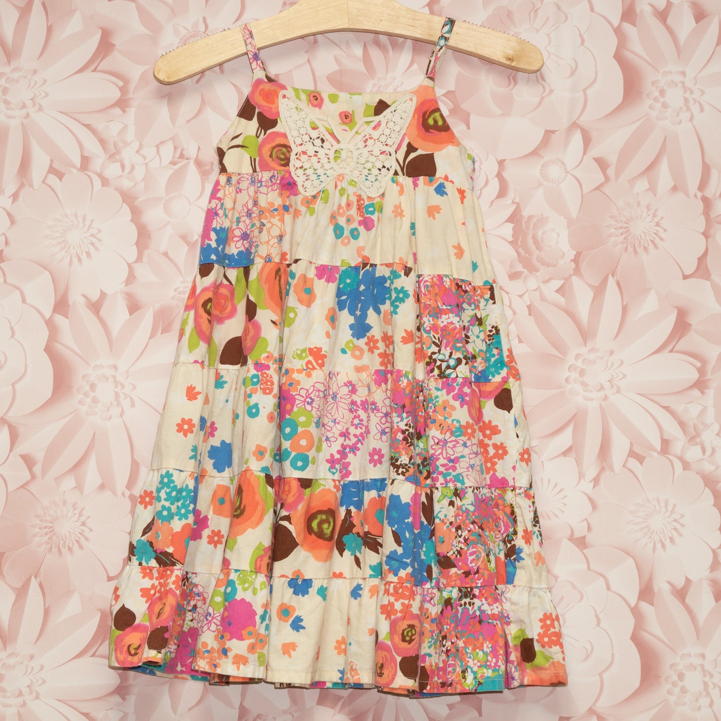 Tiered Butterly Dress Size 2T