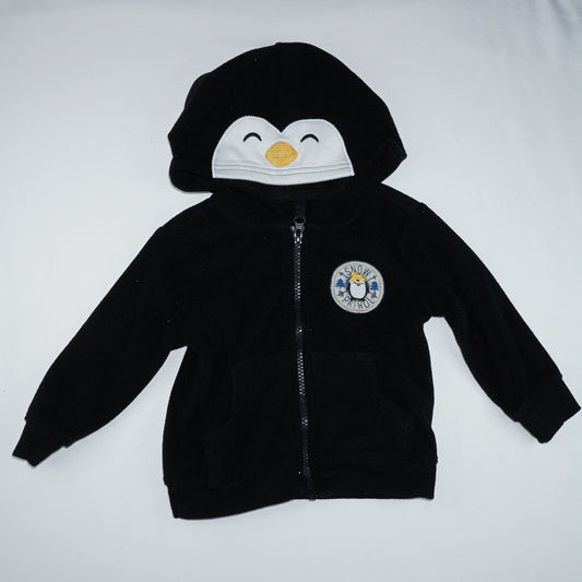 Fleece Penguin Hoodie Size 12-18m