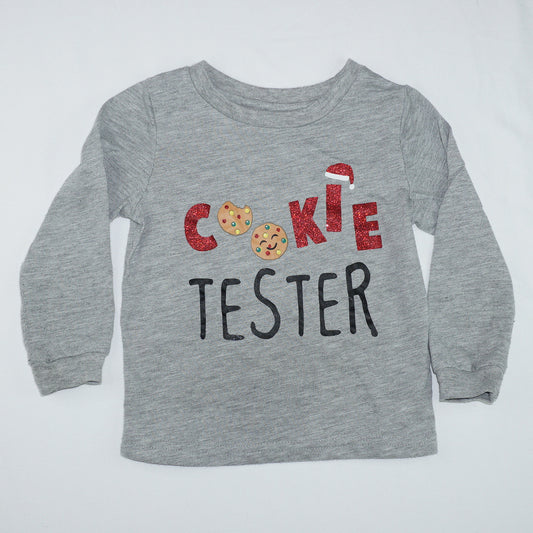 Cookie Tester Long-sleeve Tee Size 12-18m